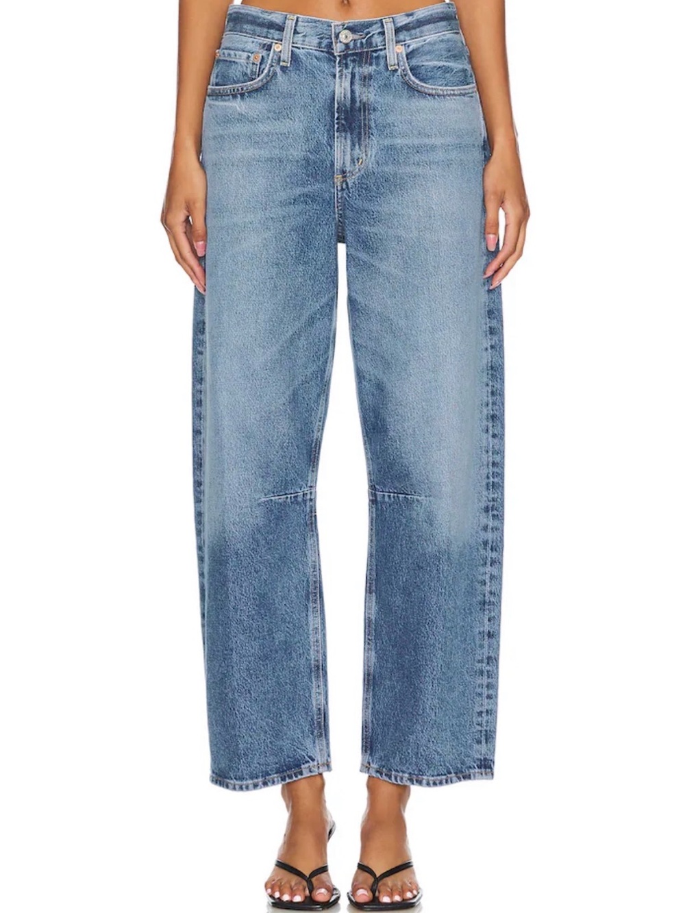 Citizens of Humanity Miro Relaxed Wide Leg Jeans in Pacifica